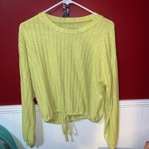 American Eagle long sleeve crop top